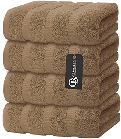 Luxury 4 Hand Towels - 100% Combed Cotton, 650 GSM