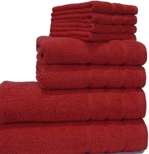 Luxury Egyptian Cotton Towel Bale - 8 Pieces, 550 GSM