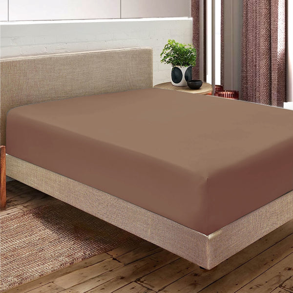 Deluxe Microfiber Deep Fitted Sheet - 12"/25cm, Soft & Resistant