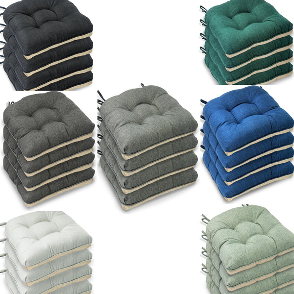 Casabella Chair pads, Dining Chairs Cushion  4 Pc Cushions