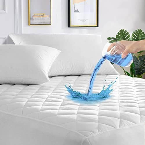 Casabella Quilted Waterproof Mattress Protector, Hotel Quality Extra Deep ,Breathable & Fully Fitted