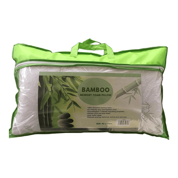 Casabella 100% Shreded Memory Foam Bamboo Pillow Standard Size 40x70 cm